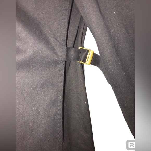 Vintage Lauren Ralph Lauren Safari Outfitters Denim Maxi Utility Dress Size 12 - Picture 6 of 9